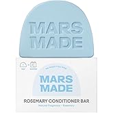 MARS MADE Rosemary Conditioner Bar - Soothing & Stimulating Natural Deep Conditioner for All Hair Types - Hair Growth Moisturizing Cleansing Solid Soap Bar Zero Waste, No Animal Trials 3.5 oz
