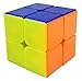 Topso Cyclone Boys 50mm 2x2 Stickerless Magic Speed Cube with Tripod Base and Cube Box