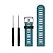 HWHMH 1PC Replacement Silicone Bands with 2PCS Pin Removal Tools for Garmin Fenix 3 (No Tracker, Replacement Bands Only) (Blue)