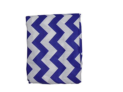 Baby Doll Bedding Chevron Fitted Crib/Toddler BedSheet, Plum
