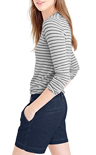 Womens Super Comfy Bermuda Walking Short BW31201X Indigo 16 - Thumbnail 2
