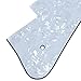 Kmise A6624 1 Piece New White Pearl Electric Guitar Pickguard for Gibson Les Paul Guitar Replacement