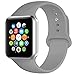 BOTOMALL Compatible with Iwatch Band 38mm 40mm 42mm 44mm Classic Silicone Sport Replacement Strap Bracelet for Iwatch All Models Series 4 Series 3 Series 2 Series 1 (Fog,38/40mm S/M)