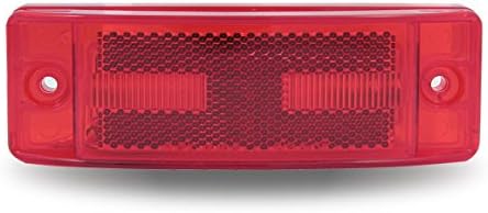 TRUX TLED-2X6RR 2" x 6" Red Reflectorized LED Trailer Marker Light