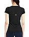 BALEAF Women's Short Sleeve Cool Feeling Running Shirt Mesh Back Black Size XS