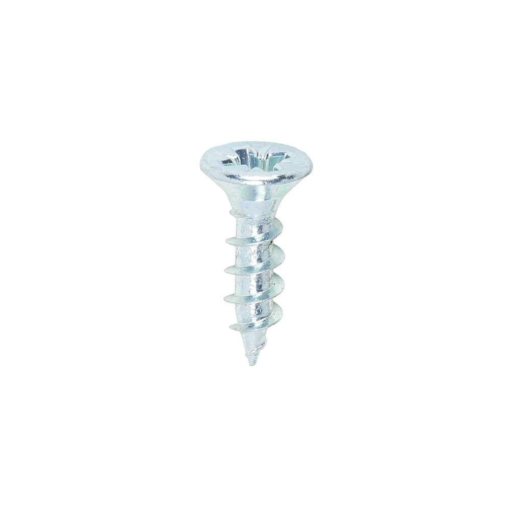 TIMCO Solo Chipboard & Woodscrews - PZ - Double Countersunk 4.0 x 15 - Zinc - Box of 200