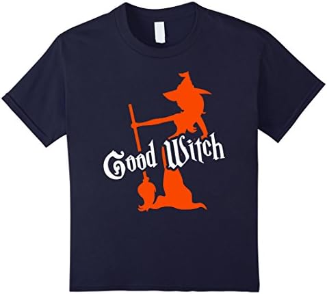 Kids Good Witch T-Shirt. Halloween Party Amuck Costume 12 Navy