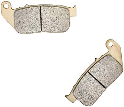 Front Left Sintered Brake Pads fit for HARLEY DAVIDSON Street XL883 XL 883 L Sportster Low Spoke Wheel 04 05 06 07 08 09 10 2004 2005 2006 2007 2008 2009 2010 1 Pair(2 Pads)