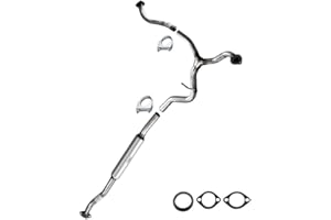 Stainless Steel Northeastern Exhaust-Exhaust Resonator Pipe fits 2006-2009 Subaru Outback 2.5L NonTurbo-Includes Gaskets and Clamps
