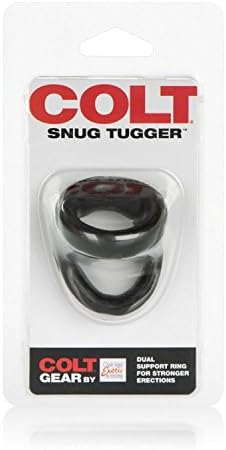 California Exotic Novelties Colt Black Snug Tugger cock and ball rings - Image 4
