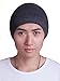 BW Men Cotton Sleep Cap Cancer Patients Chemo Beanie Hat for Summer Deep Grey