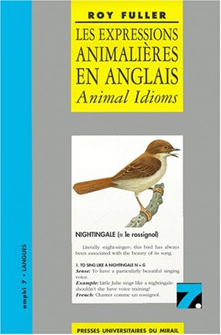 Les  expressions animalières en anglais