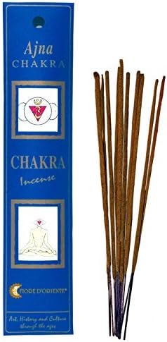 Fiore D'Oriente 6th Chakra Incense Ajna 8 Sticks in Indigo Packaging