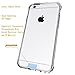 pajuva iPhone 6S Case, PC+TPU Transparent Case Thin for iPhone 6S/6 Crystal Clear Case with Bumper (Clear)