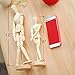 Drawing Manikin Wooden Mannequin Wood Artist Figure Doll Model with Flexible Posable Joints for Sketching Charcoal Home Office Desk Decoration Children Toys Gift 12''Male