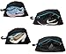 MISSLO Waterproof Zippered Travel Shoe Bags for Men & Women (4 Pack, Black)
