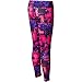 New Balance Girls' Big Fashion Performance Tights, Pink/Abs Brush, 10/12
