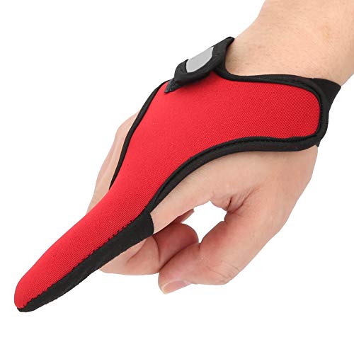 3Pcs/Set Fishing Single Finger Protector Rutschfester Angelhandschuh Unisex Verstellbarer elastischer Angelhandschuh – Bild 7