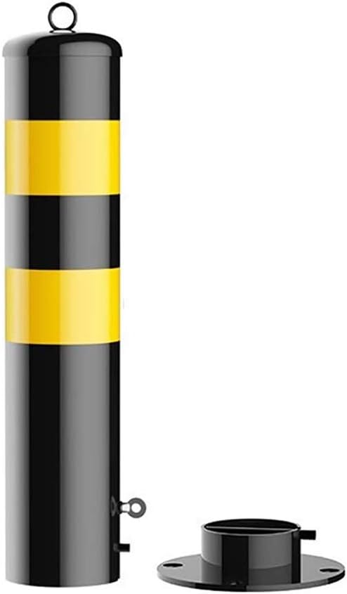 ZLLZM Parking Post Folding,Removable Parking Space Lock with Lock, Lockable Car Park Security Driveway Bollard,600 X 60Mm