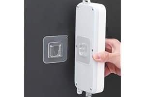 5 Pairs Adhesive Hooks Strong No-Trace No-Drill Waterproof Transparent Hooks for Bathroom, Kitchen and Home Wall Hanging, Tra