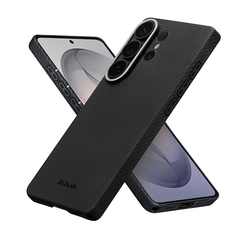 pitaka Ultradünne Hülle für Galaxy S26 Ultra aus Aramidfaser Schwarz/Grau