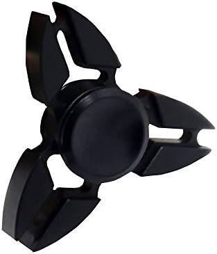 Metal Tri-Spinner Fidget Spinner Metal Toy Stress Reducer Ceramic Bearing - Perfect For ADD, ADHD, Anxiety, and Autism Adult Children ,Black - Pattern 30