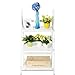 Furinno FNCP-33037 3-Tier Solid Pine Wood Outdoor Plant Shelves