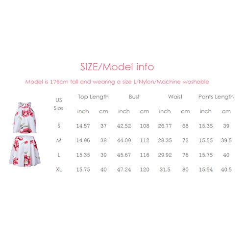 image for Tkria Women's Floral Printed Summer Dress Romper Boho Playsuit Jumpsui