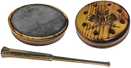 FOXPRO Osage Slate Diamondwood Osage Slate Pot Turkey Call with Diamondwood Striker