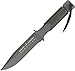 Schrade SCHF2SM 10.3in Small One-Piece Drop Forged Fixed Blade Knife and Tool with 5.6in Steel Clip Point and Handle for Outdoor Survival, Tactical and EDC