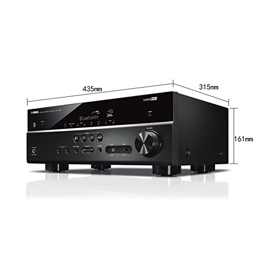 قیمت و خرید گیرنده Yamaha Rx V385 5 1 Channel 4k Ultra Hd Av با بلوتوث سیاه سیاه ایگرد