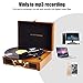 Musitrend Record Player Vinyl Turntable 3 Speed Vintage Record Players with Stereo Speaker Belt Driven Portable Record Player Suitcasethumb 3