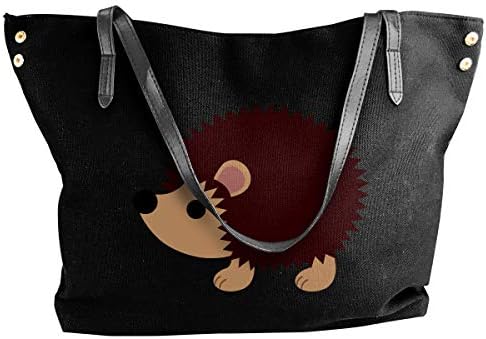 Women's Stylish Casual Tote Bag Canvas Travel Bags - Cartoon Cute Hedgehog Shoulder Bags