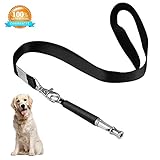 Moolia Dog Whistle, Dog Training Adjustable Pitch Ultrasonic Bark Control Tool, Dog Stop Barking High Frequency Ultra-Sonic Sound Whistle
