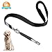 Airsspu Dog Whistle for Training Dog - Ultrasonic Patrol Sound Repellent Repeller - Adjustable Pitch in Black Color with Free Premium Quality Lanyard Strap