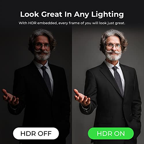 OBSBOT Meet 4K cam, AIPowered Auto Framing, HDR, 4X Zoom, Computer