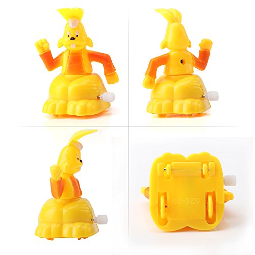 Amy&Benton Easter Wind up Toys for Kids 10PCS Assorted Chicks, Bunnies and Eggs