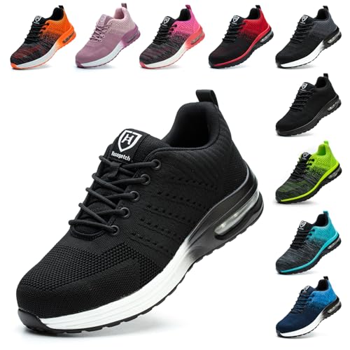 Baofular Safety Shoes Men Women Lightweight Work Shoes Comfortable Safety Shoes Non-Slip Breathable