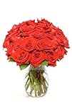 Benchmark Bouquets 2 Dozen Red Roses, With Vase
