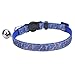 BINGPET 2 pcs/set Nylon Personalized Adjustable Cat Breakaway Collar With Bell