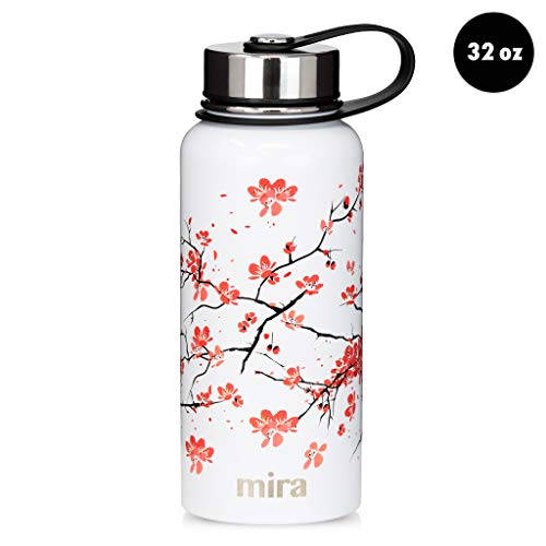 MIRA Insulated 32 oz Water Bottle Stainless Steel Vacuum Insulated