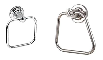 JaggerRod Napkin & Towel Ring Stainless Steel Chrome Finished (Pack Of 2)