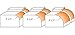 CMT 838.001.11 3-Piece Roundover Bit Set, 1/4-Inch Shank