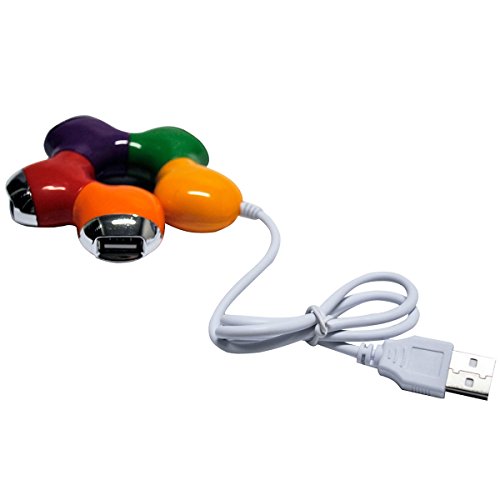 Hub USB 4 Portas Colorido X-CELL