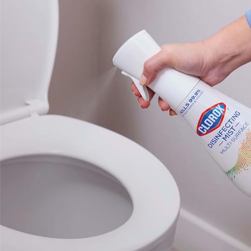 CLOROX DISINFECTING MIST, EUCALYPTUS PEPPERMINT, DISINFECTING SPRAY, 16 FLUID OUNCES