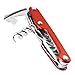 LEATHERMAN - Juice CS3 Multitool with Spring-Action Scissors, Bottle Opener and Corkscrew, Built in the USA, Cinnabar Orange