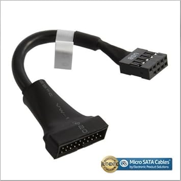 Amazon Com Micro Sata Cables Usb 3 0 To Usb 2 0 Internal Cable 4 7 Computers Accessories