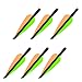 kaimei Archery Carbon Arrow 20 Inch Crossbow Bolts Arrow with 4 Inch vanes for Competition Practice Hunting (Pack of 12)