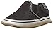 Robeez Kids Crosshatch Crib Shoe, Canvas Liam Basic - Black, 12-18 Months M US Infant