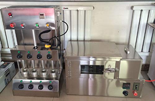 Tinsay Commercial Pizza Cone Forming Making Maker Machine with Rotational Pizza Oven 110V